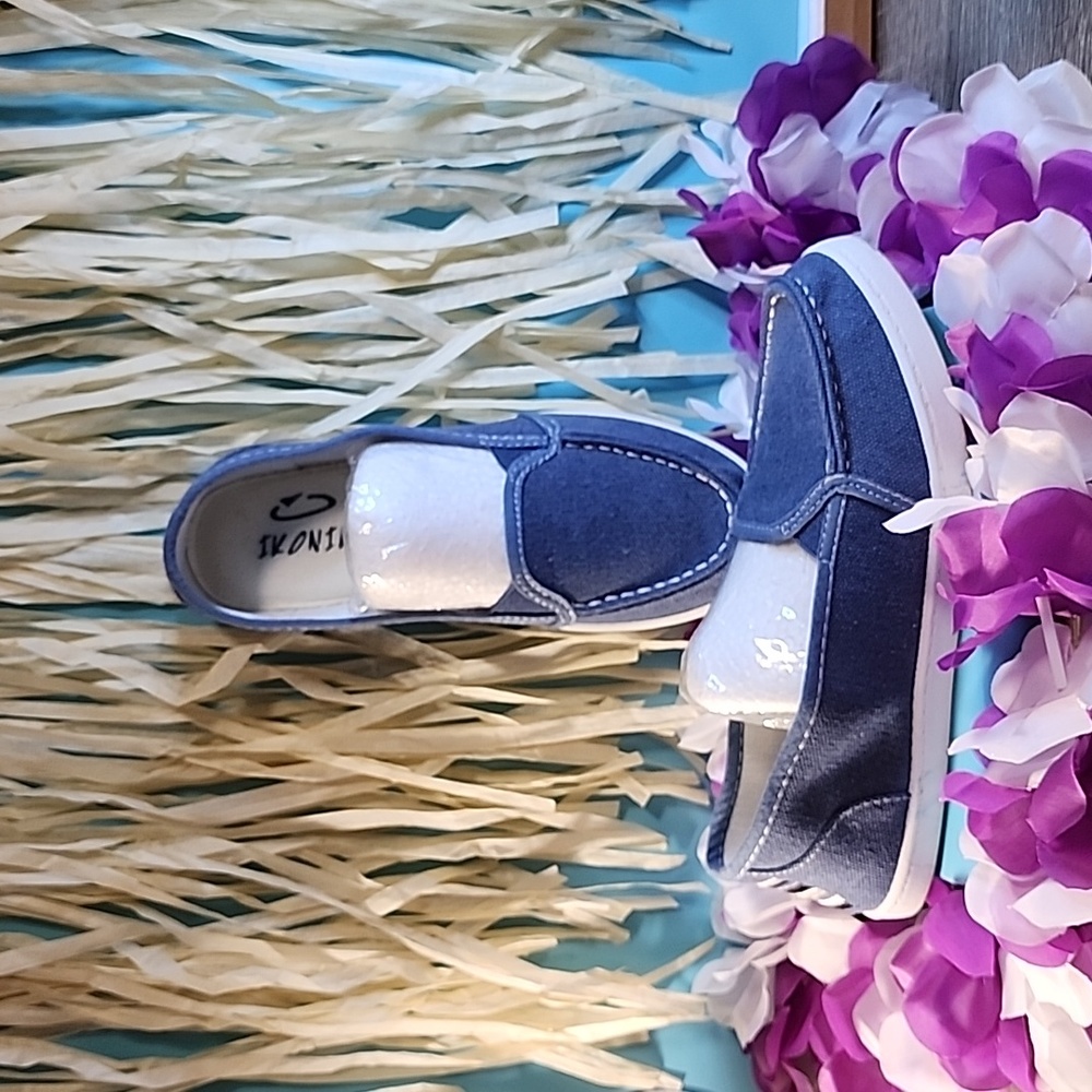 💙 Blue IKONIK loafer type shoes. Worn twice.